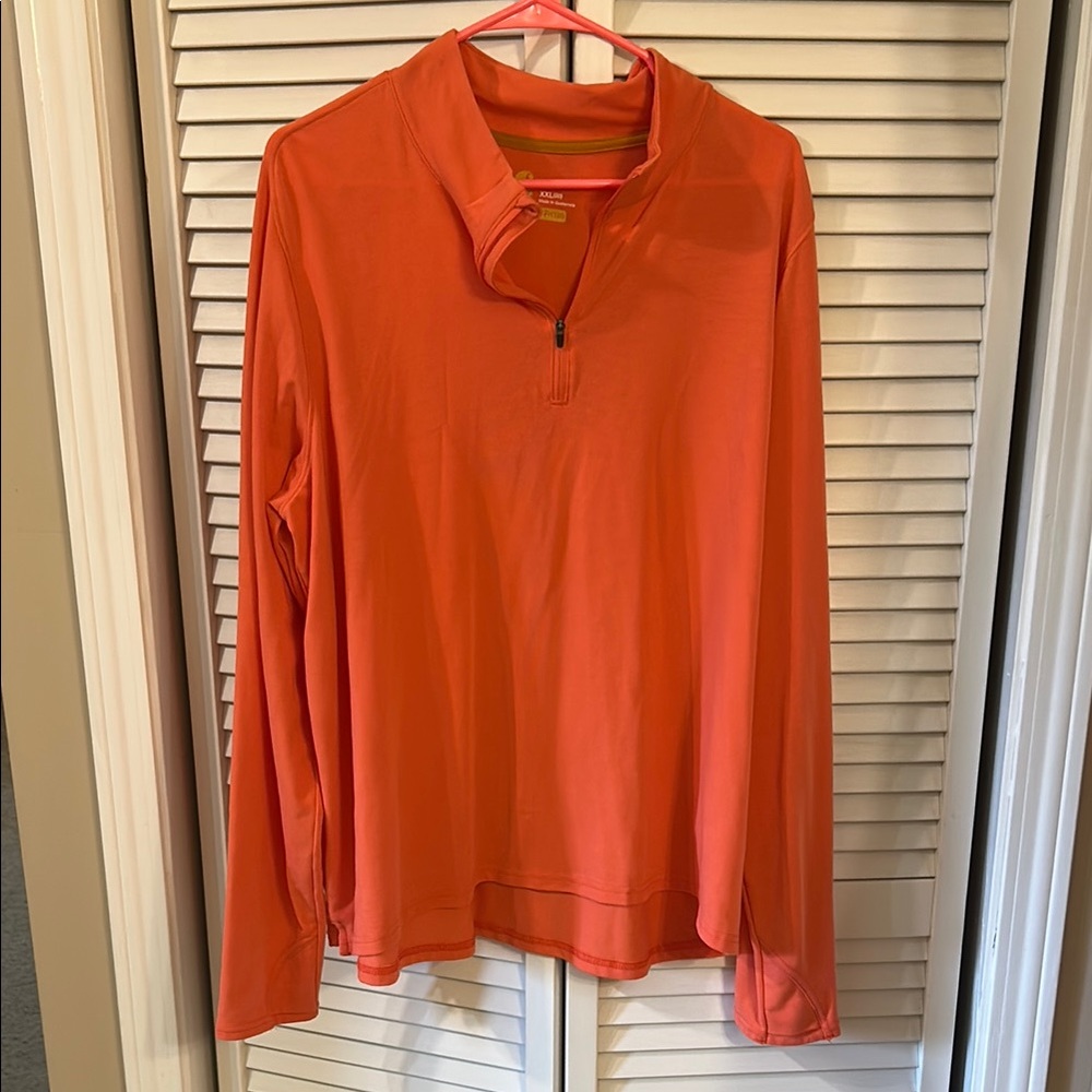 Coral/orangish Carhartt long sleeve pull over
